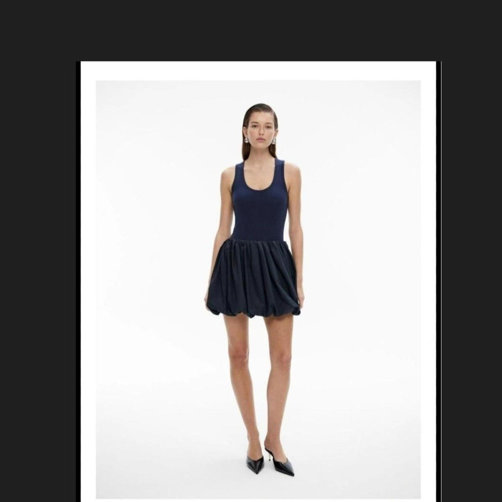Witchery Navy Bubble Skirt