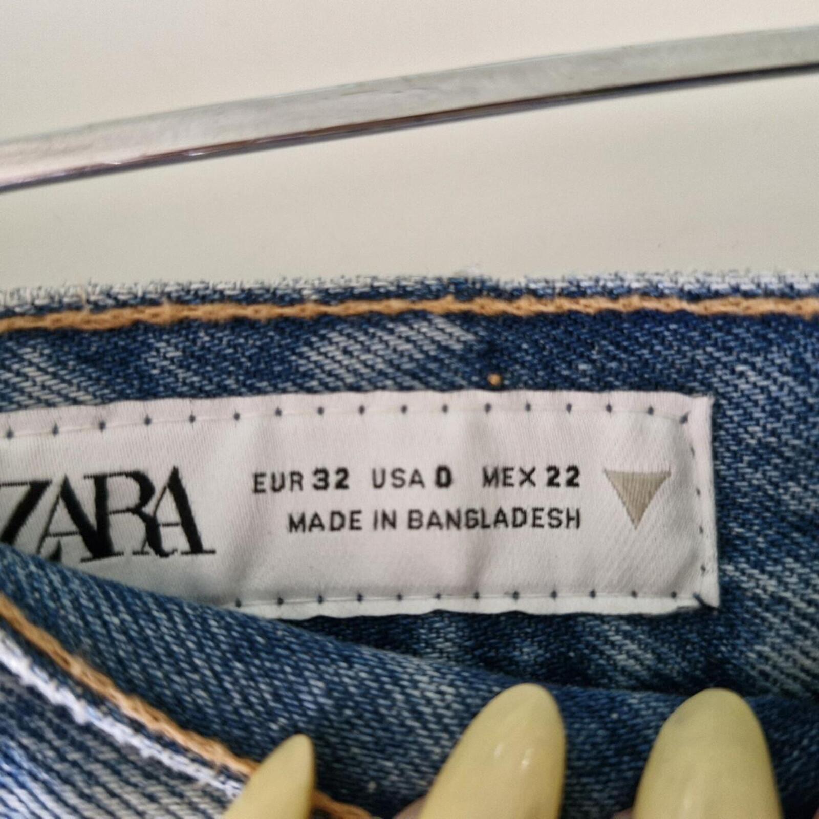 Zara blue denim shorts XS