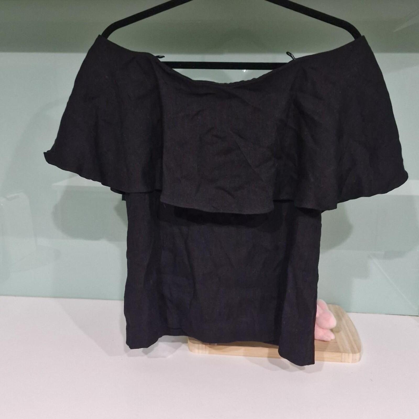 BNWT Country Road Linen Draped Off Shoulder Top 6