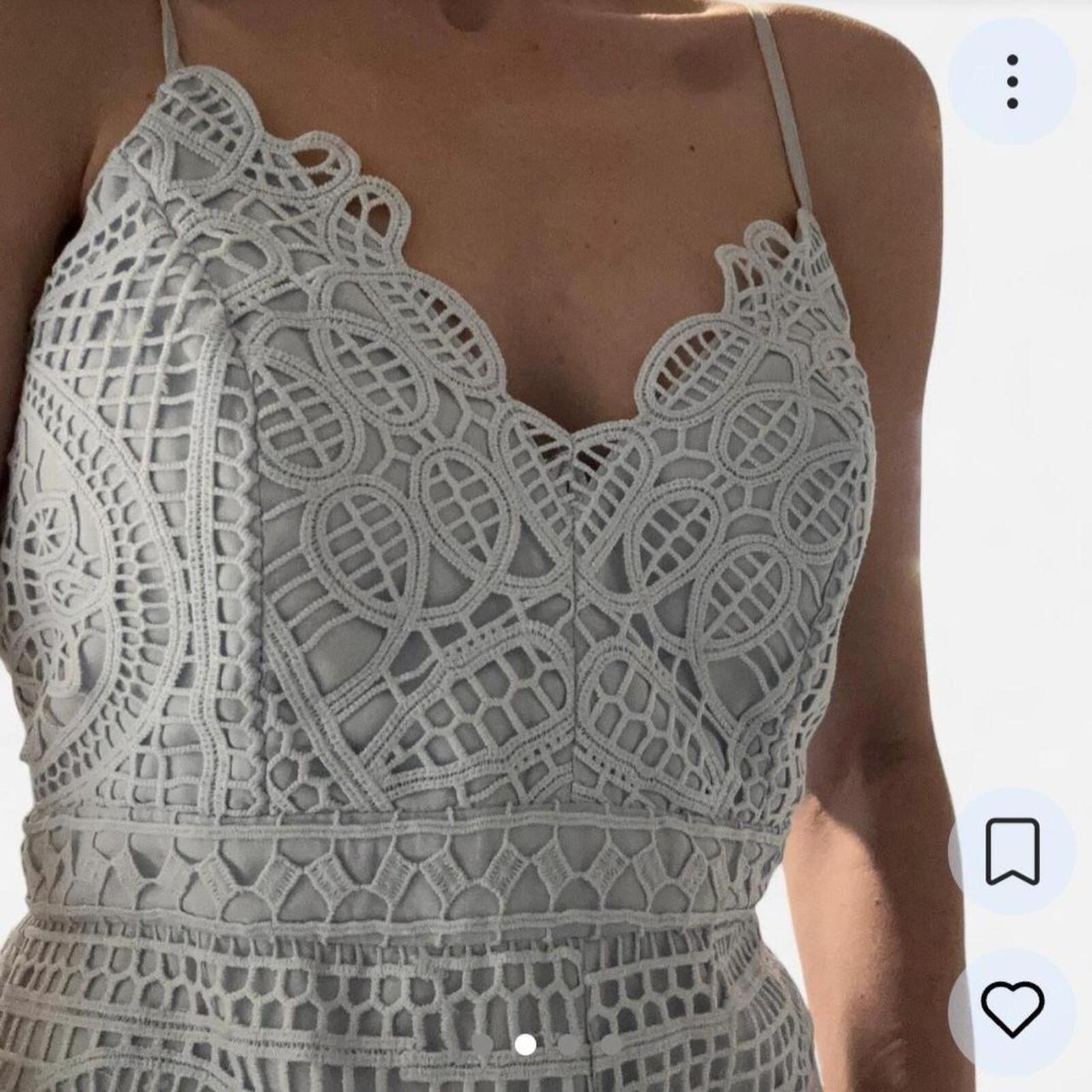 Bardot lace playsuit romper