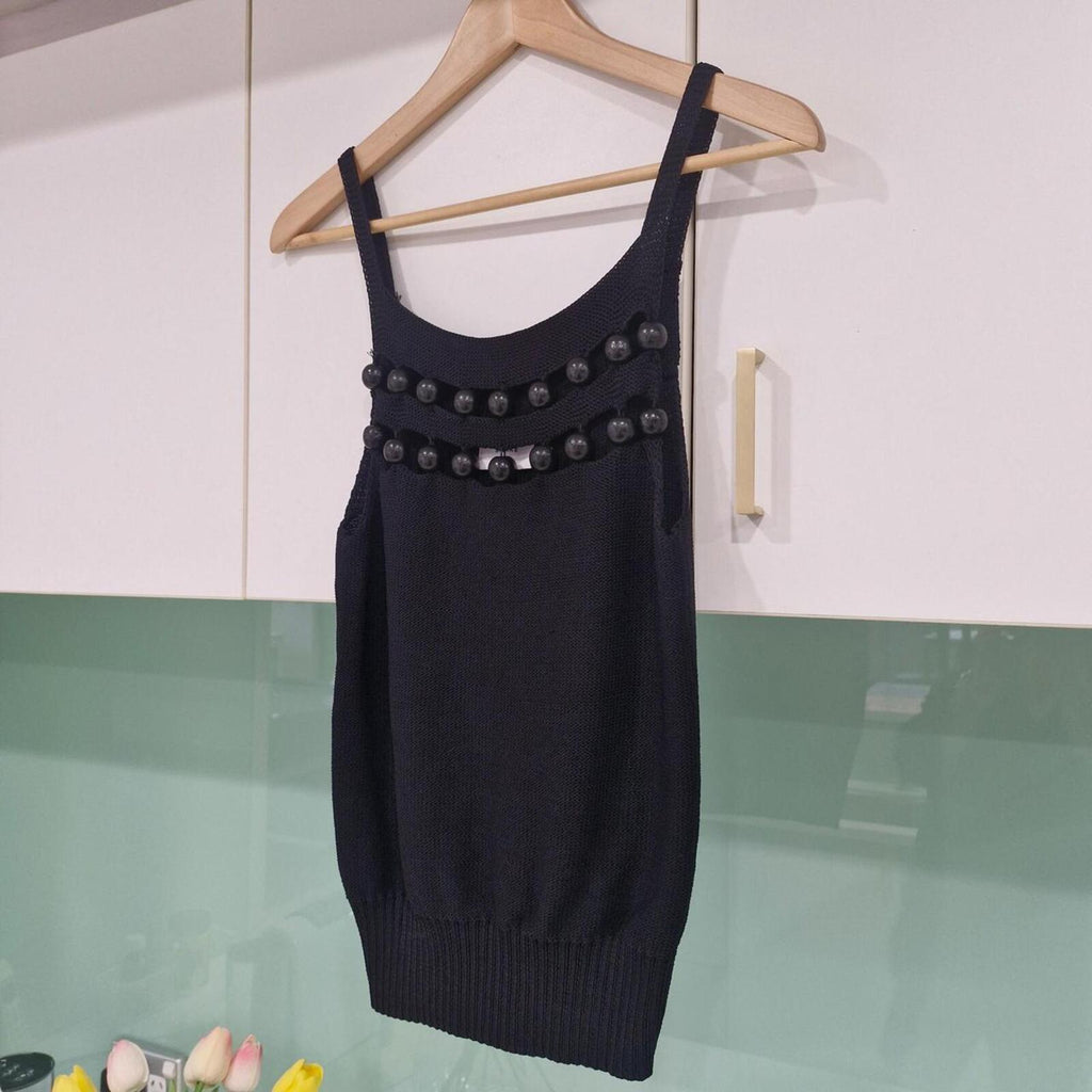 Sheike Beaded Knit Top