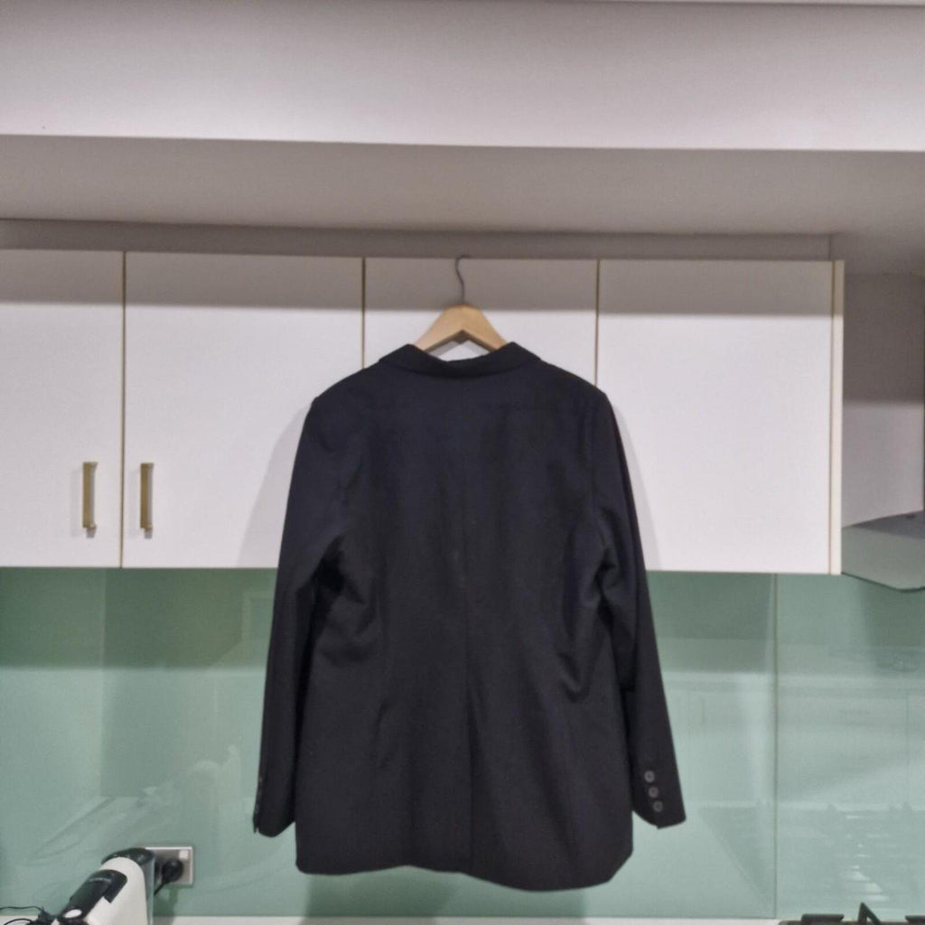 Black DKNY oversized double breasted blazer