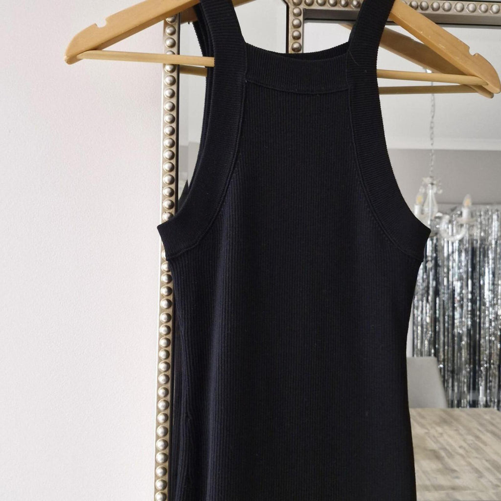 DKNY Ribbed Maxi Dress XS