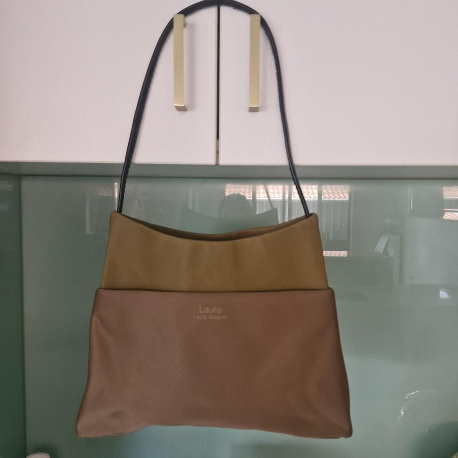 Laura Biagiotti bag in tan and brown