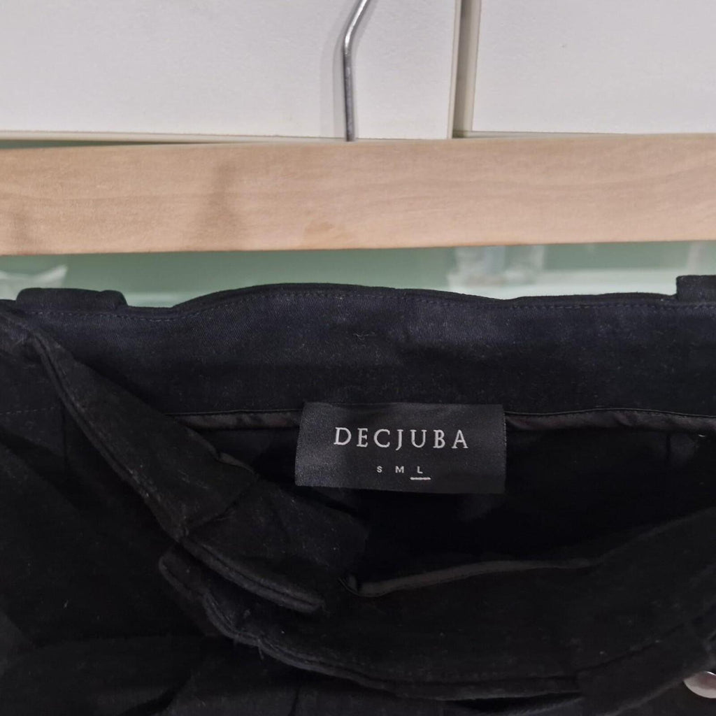 Decjuba Mini Skirt With Tie Belt