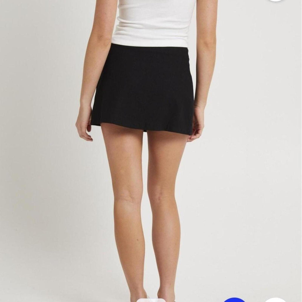 Subtitled Linen Skirt