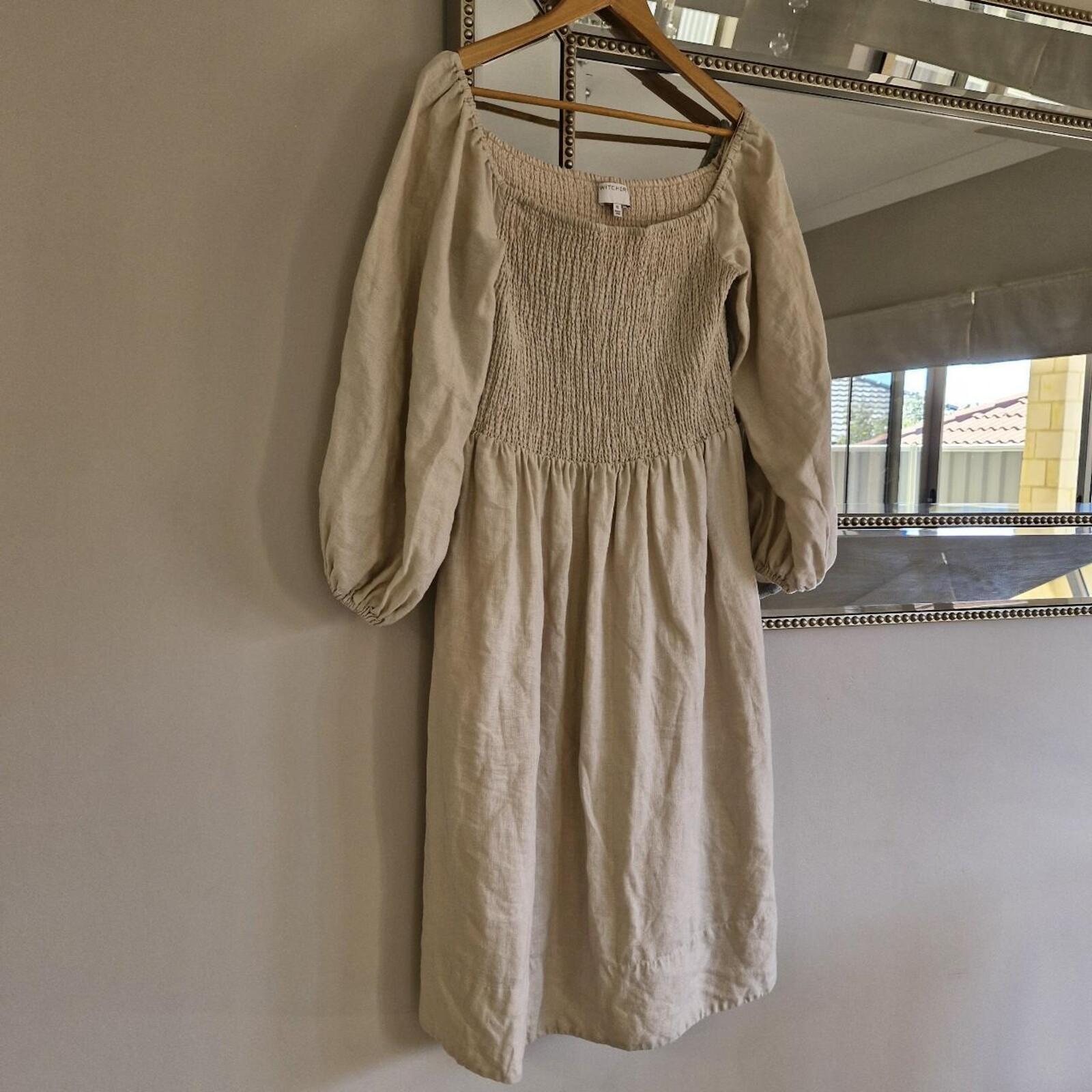 Cream Witchery midi dress