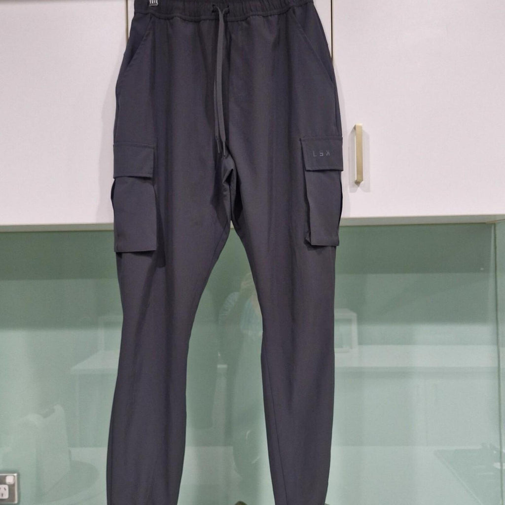 Grey LSKD cargo joggers