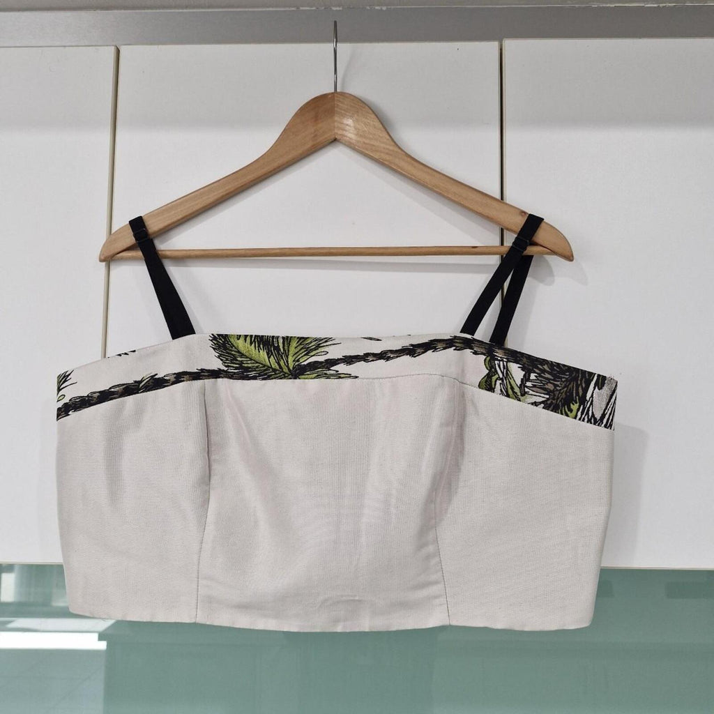 Veronika Maine crop top (ONLY) with black straps