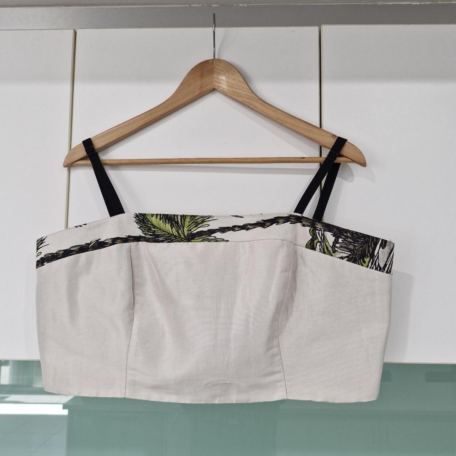 Veronika Maine crop top (ONLY) with black straps