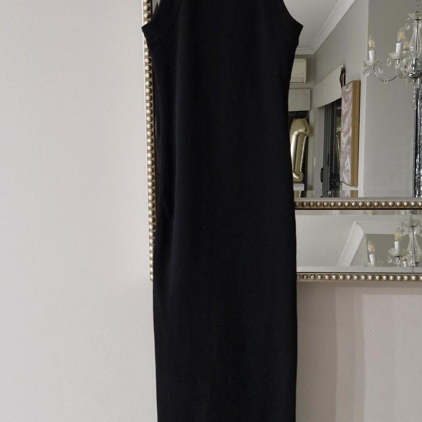 DKNY Ribbed Maxi Dress XS