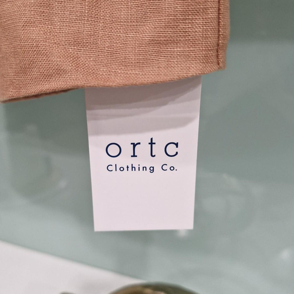 ORTC Lola strapless mini dress in tawny birch