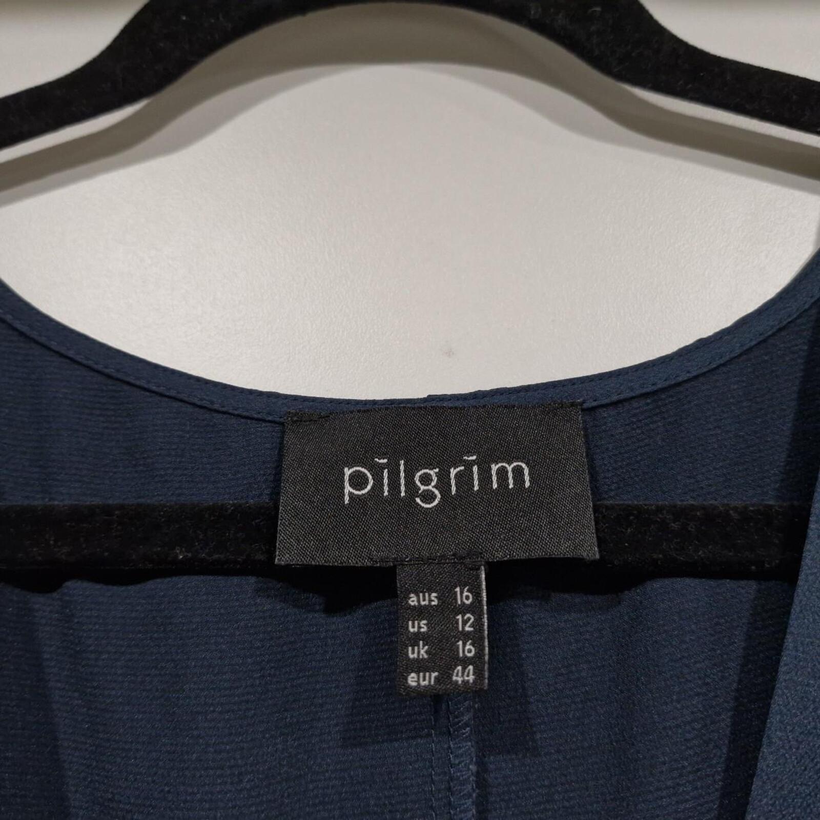 Teal Pilgrim tie front dress