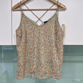 Vero moda kay floral top with adjustable straps