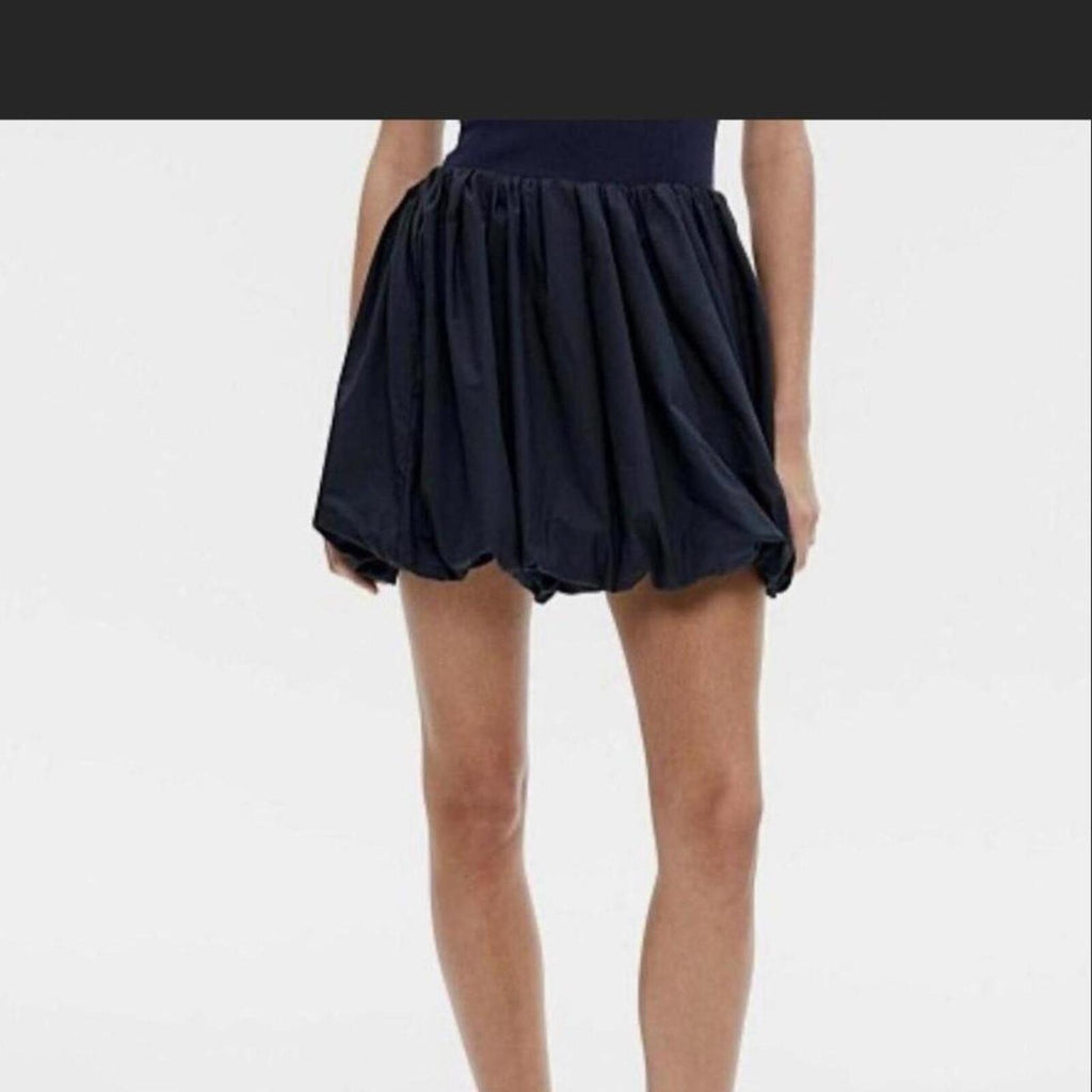 Witchery Navy Bubble Skirt