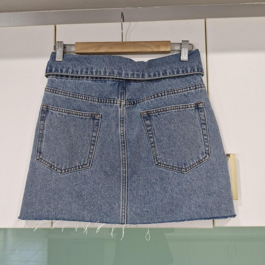 SNDYS Eve Mini Denim Skirt
