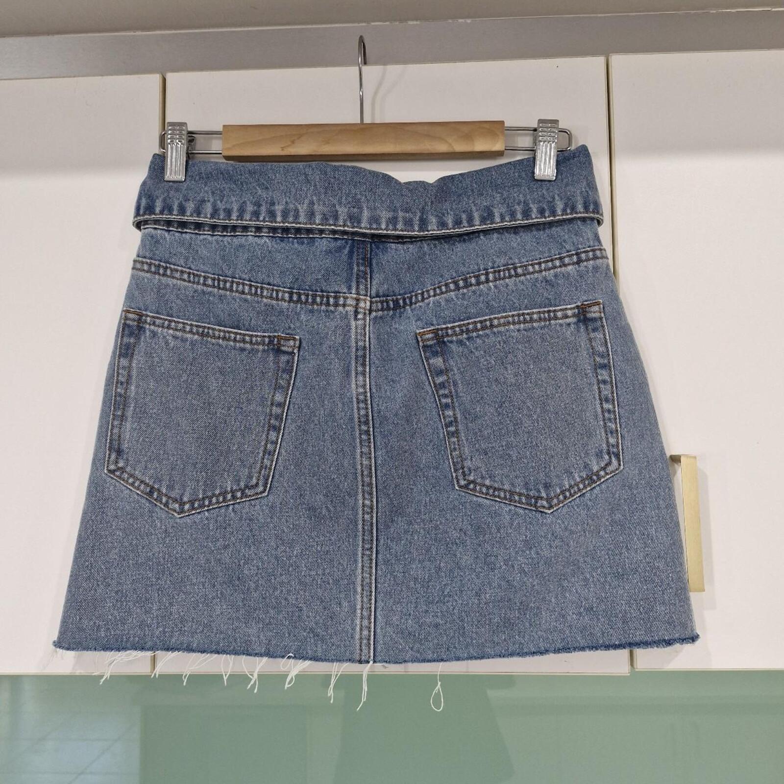 SNDYS Eve Mini Denim Skirt