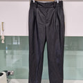 Black Zara pleather trousers