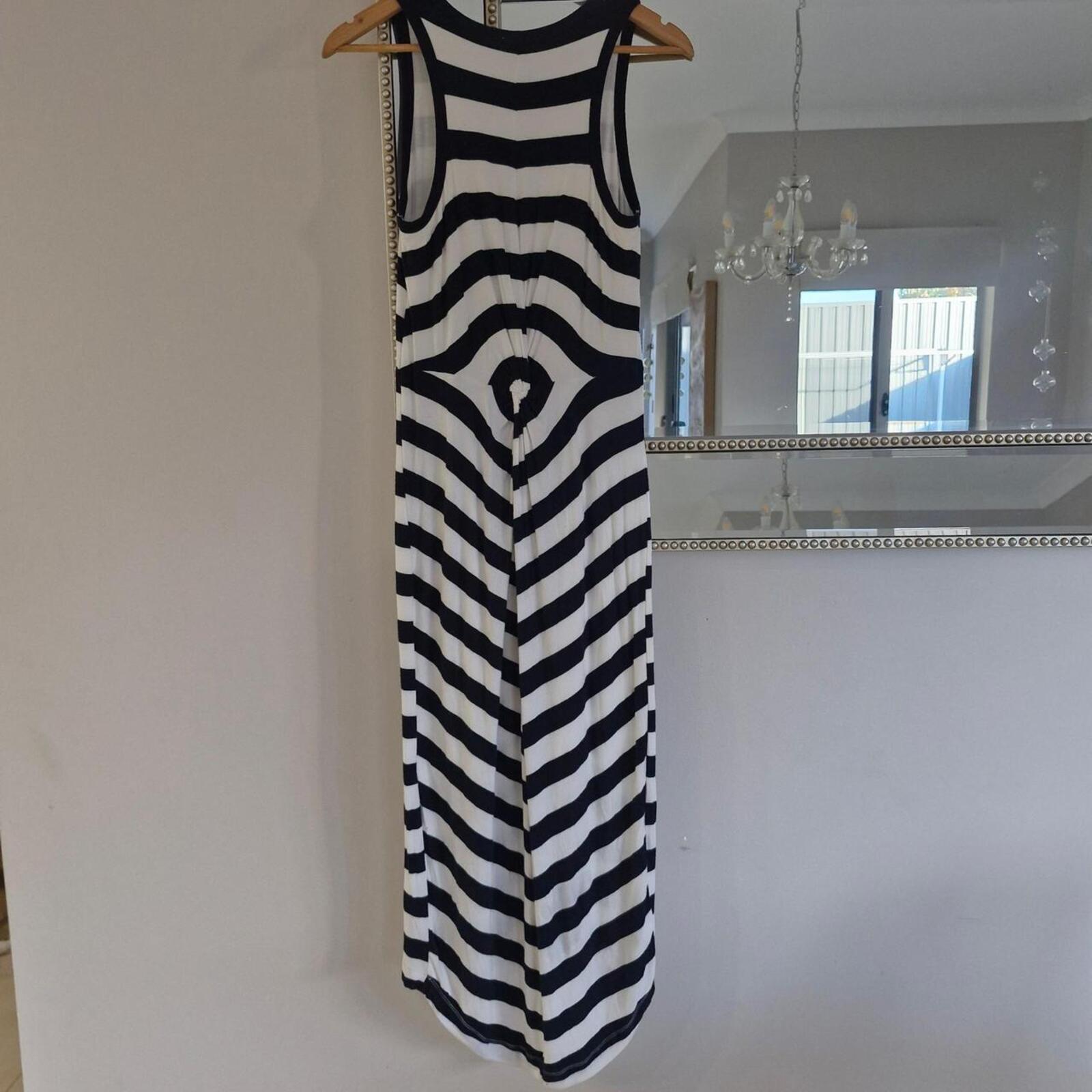 Country Road Stripe Jersey Maxi Dress XS