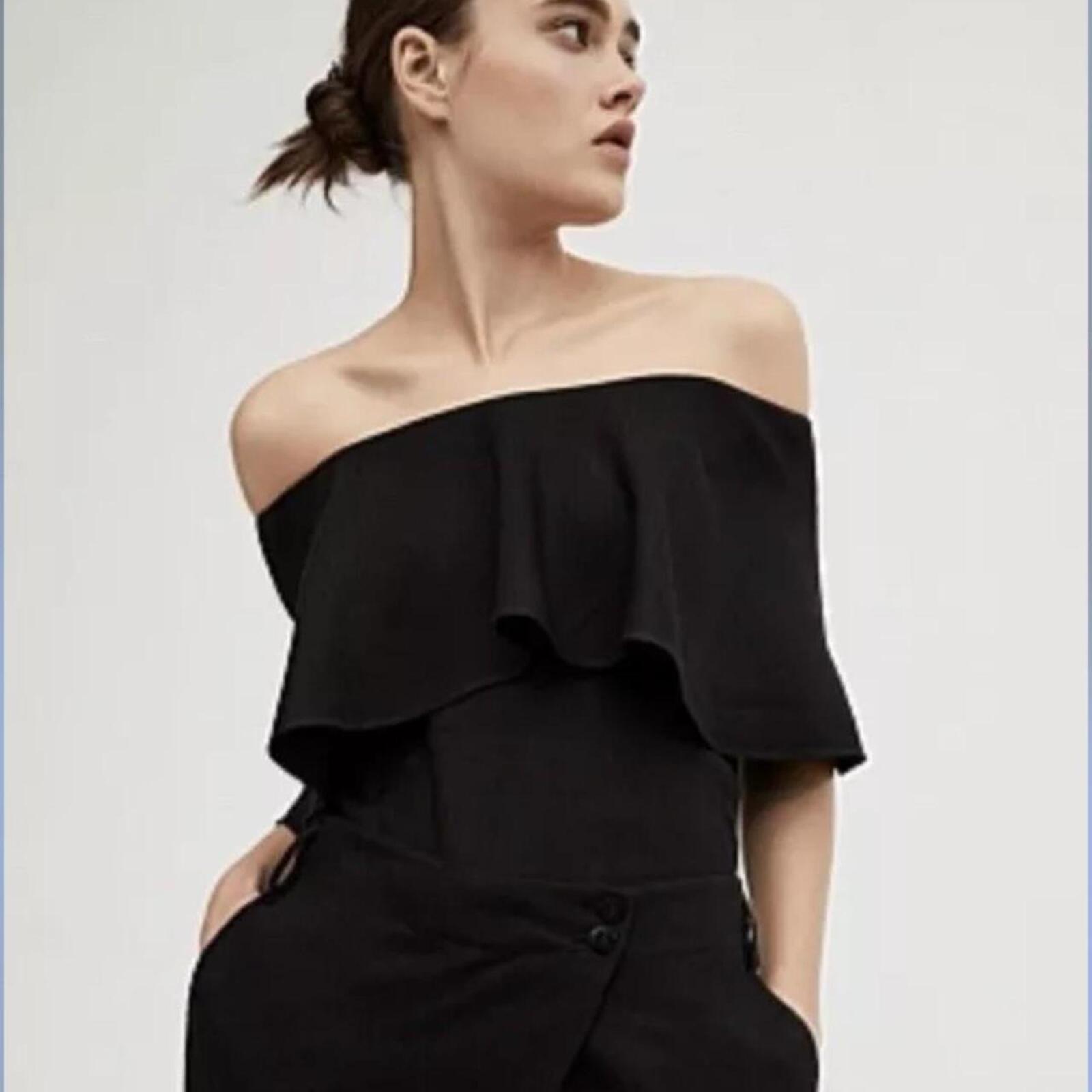 BNWT Country Road Linen Draped Off Shoulder Top 6