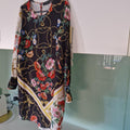 Decjuba Multi-coloured floral dress with long sleeves 12