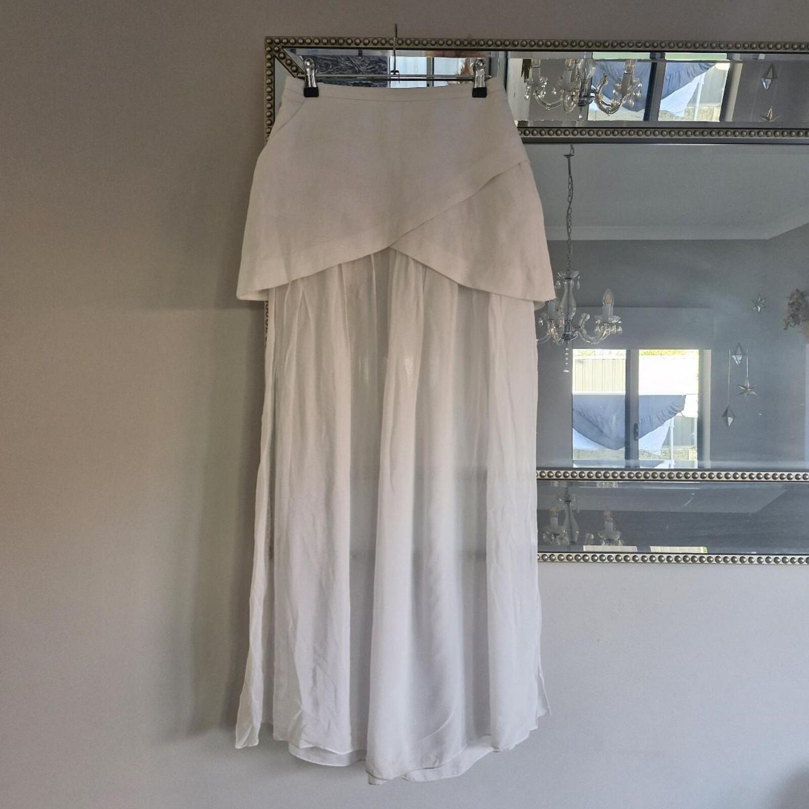 Sass & Bide Chiffon Skirt 36 (6-8)