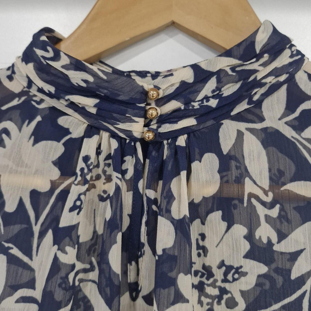 Forever New Rayne Navy floral top
