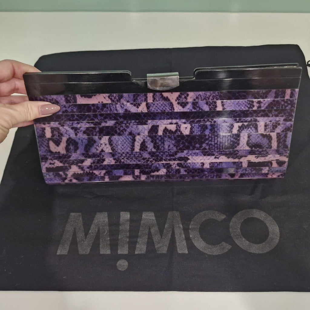 Purple Mimco clutch bag #partybag