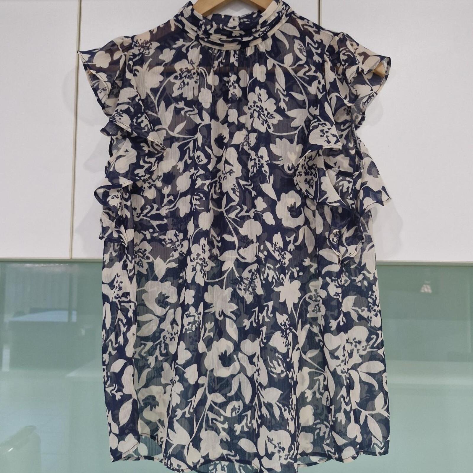Forever New Rayne Navy floral top
