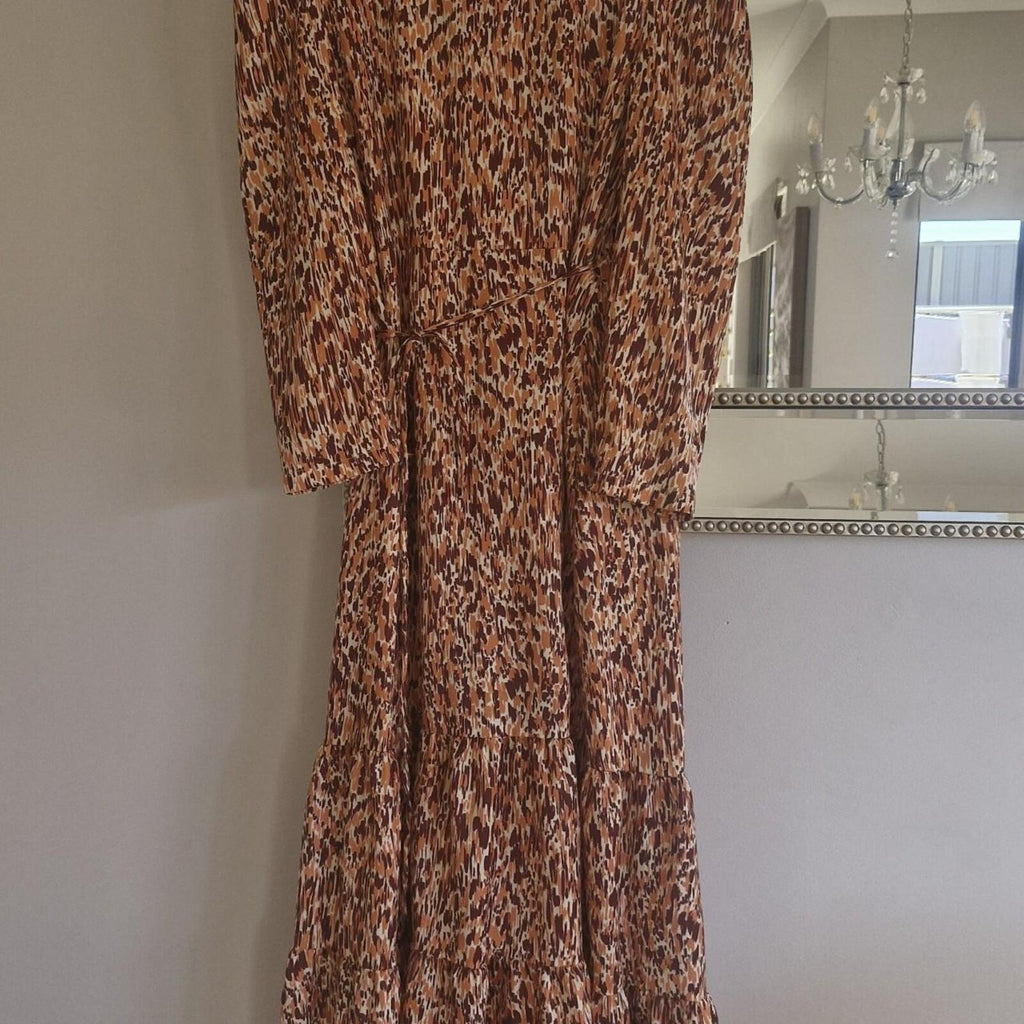 Girls On Film leopard print maxi dress