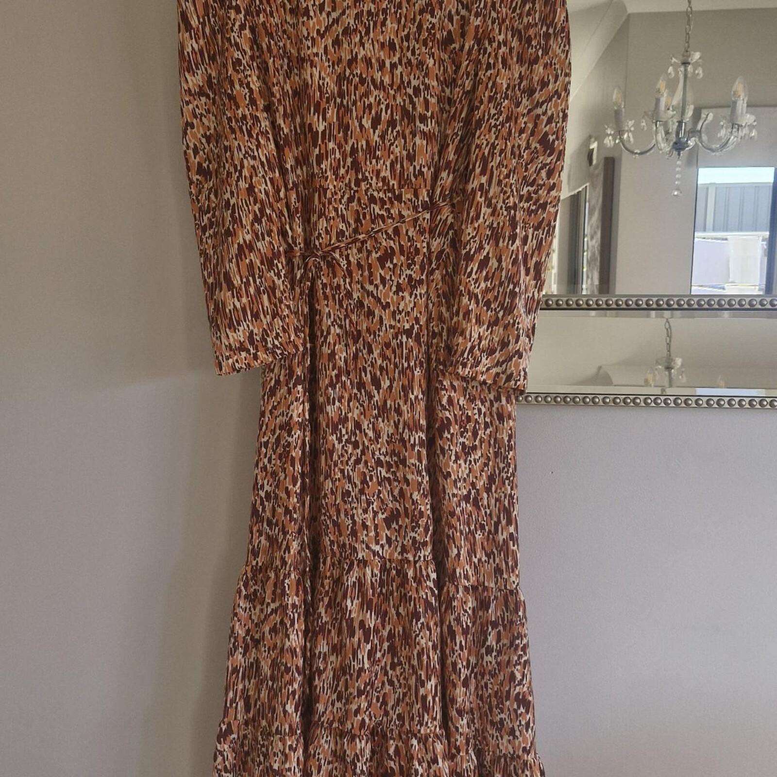 Girls On Film leopard print maxi dress