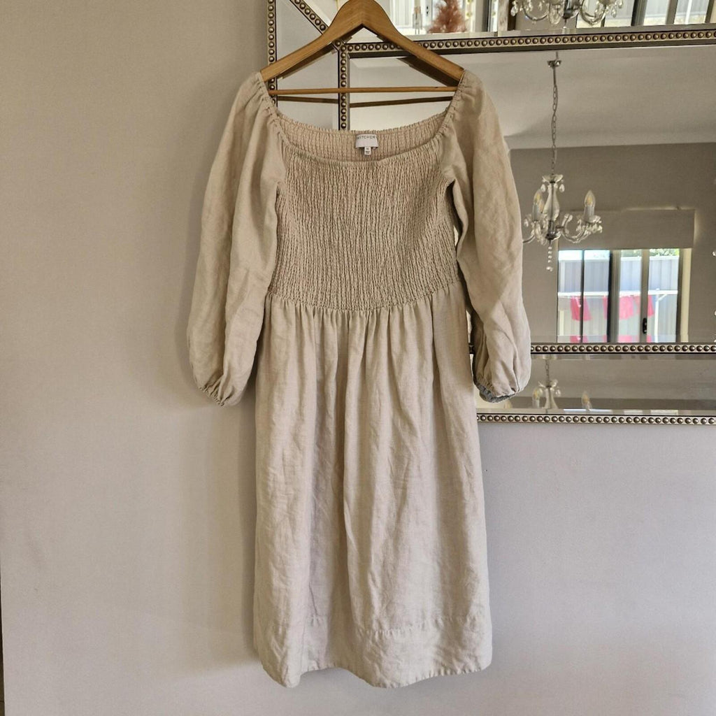 Cream Witchery midi dress