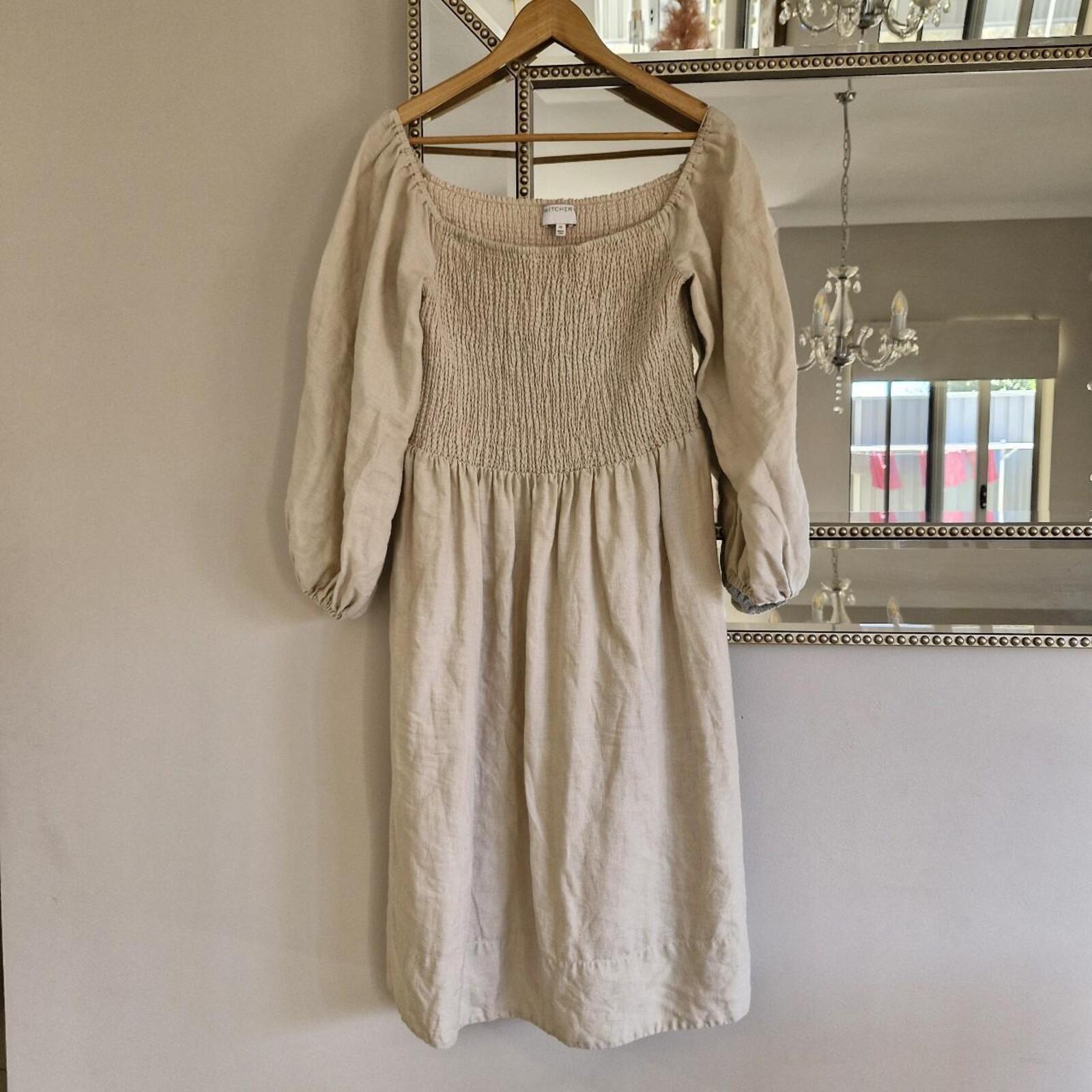 Cream Witchery midi dress