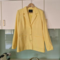 Yellow Glassons 3 Button Blazer