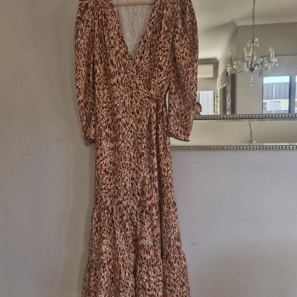 Girls On Film leopard print maxi dress