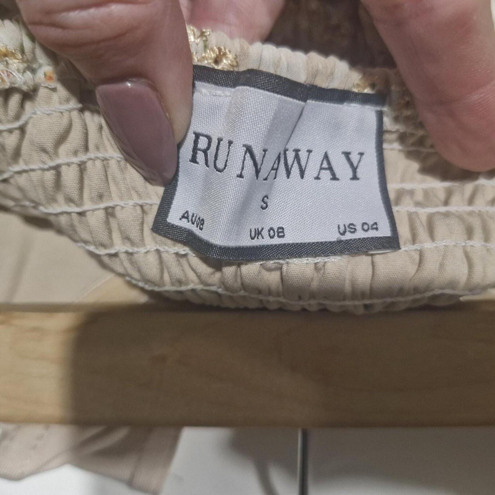 RUNAWAY Autumn Strapless Bodysuit S