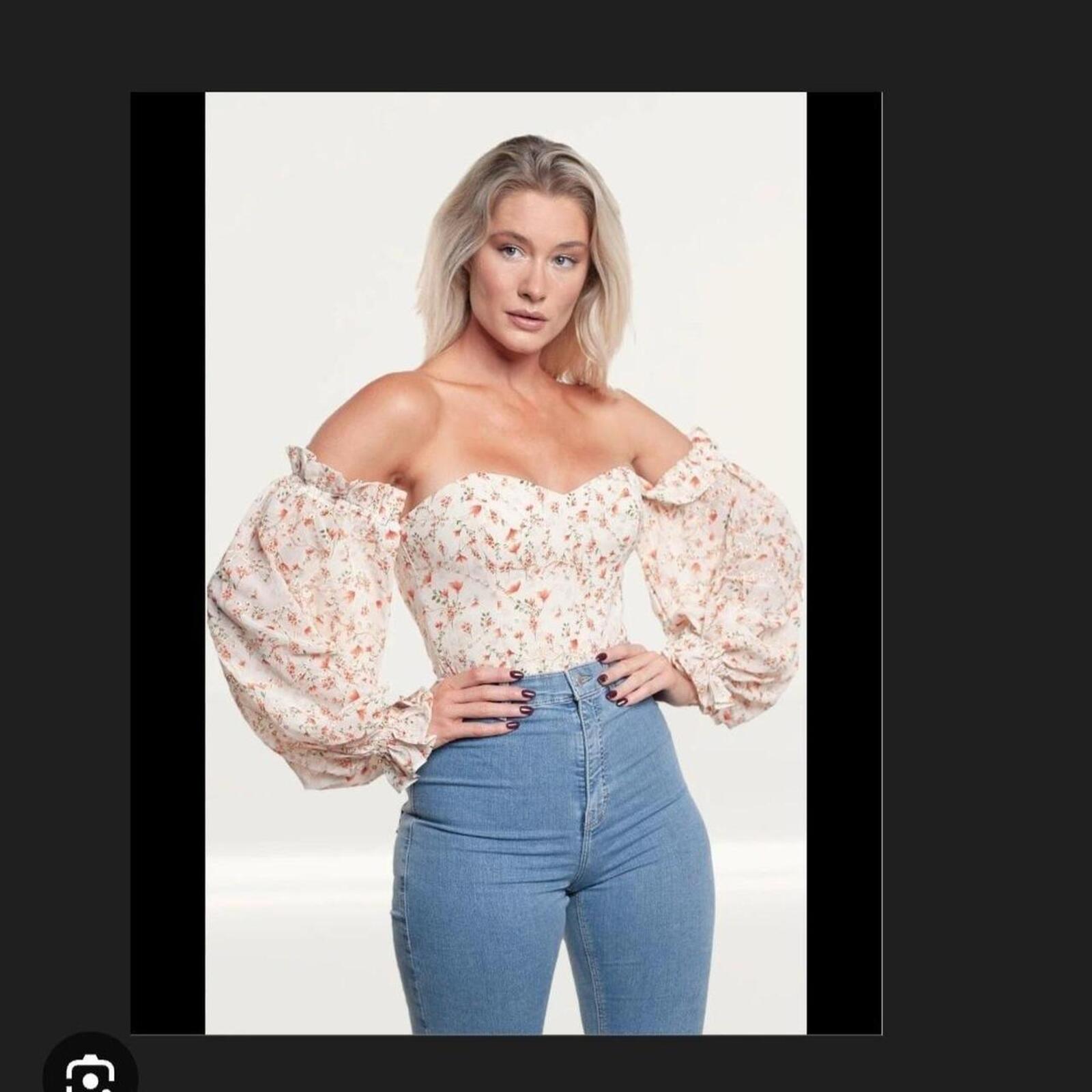 RUNAWAY Autumn Strapless Bodysuit S
