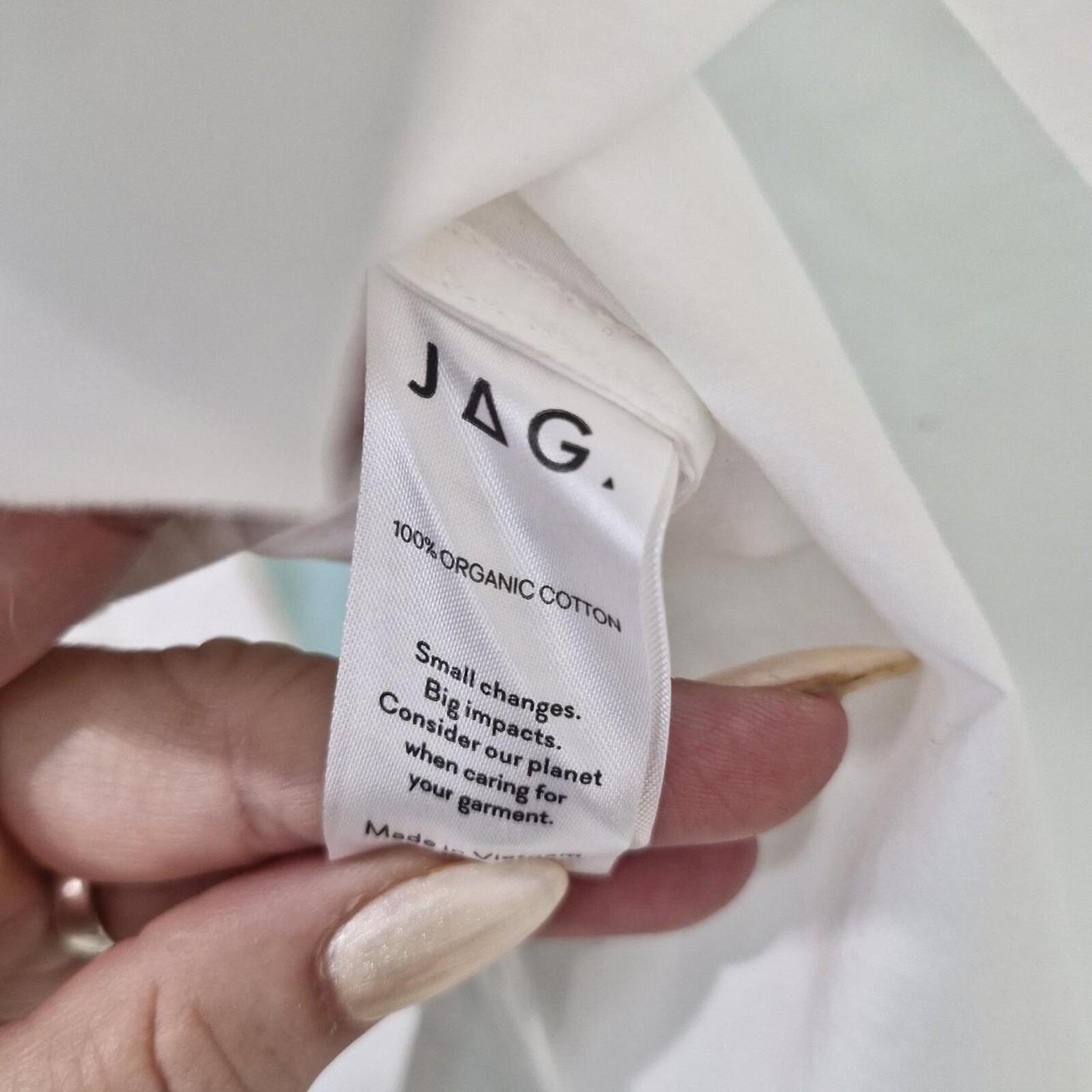 JAG white shirt with tie detail