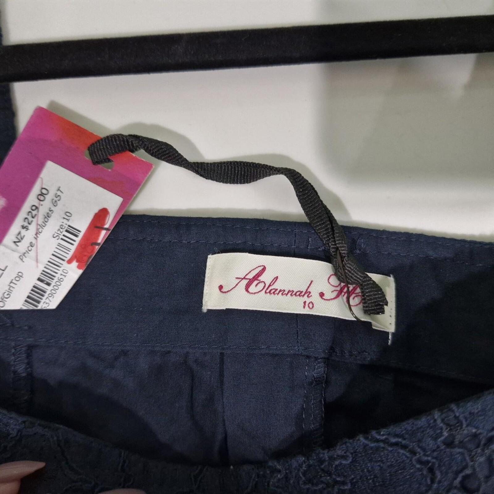 Alannah Hill Navy blue lace corset top #corsettop