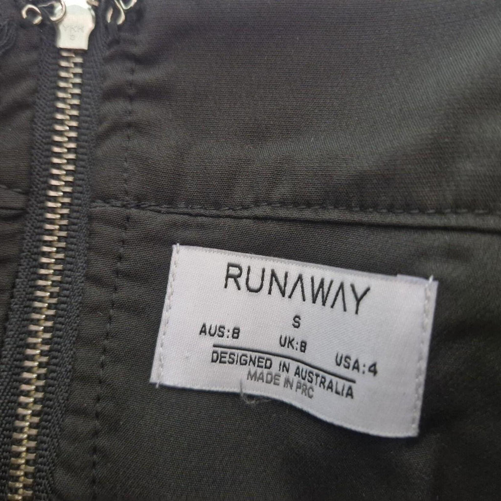Runaway The Label black strapless tunic top with bandeau