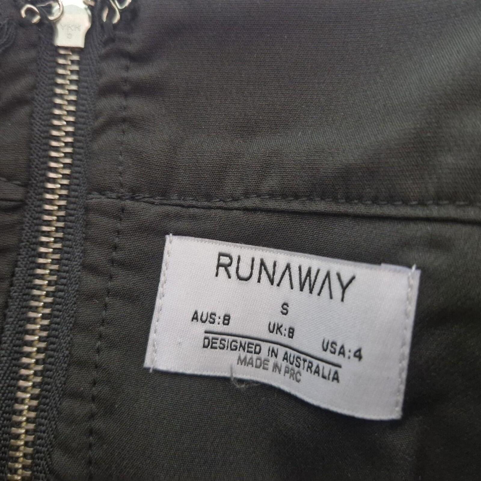 Runaway The Label black strapless tunic top with bandeau