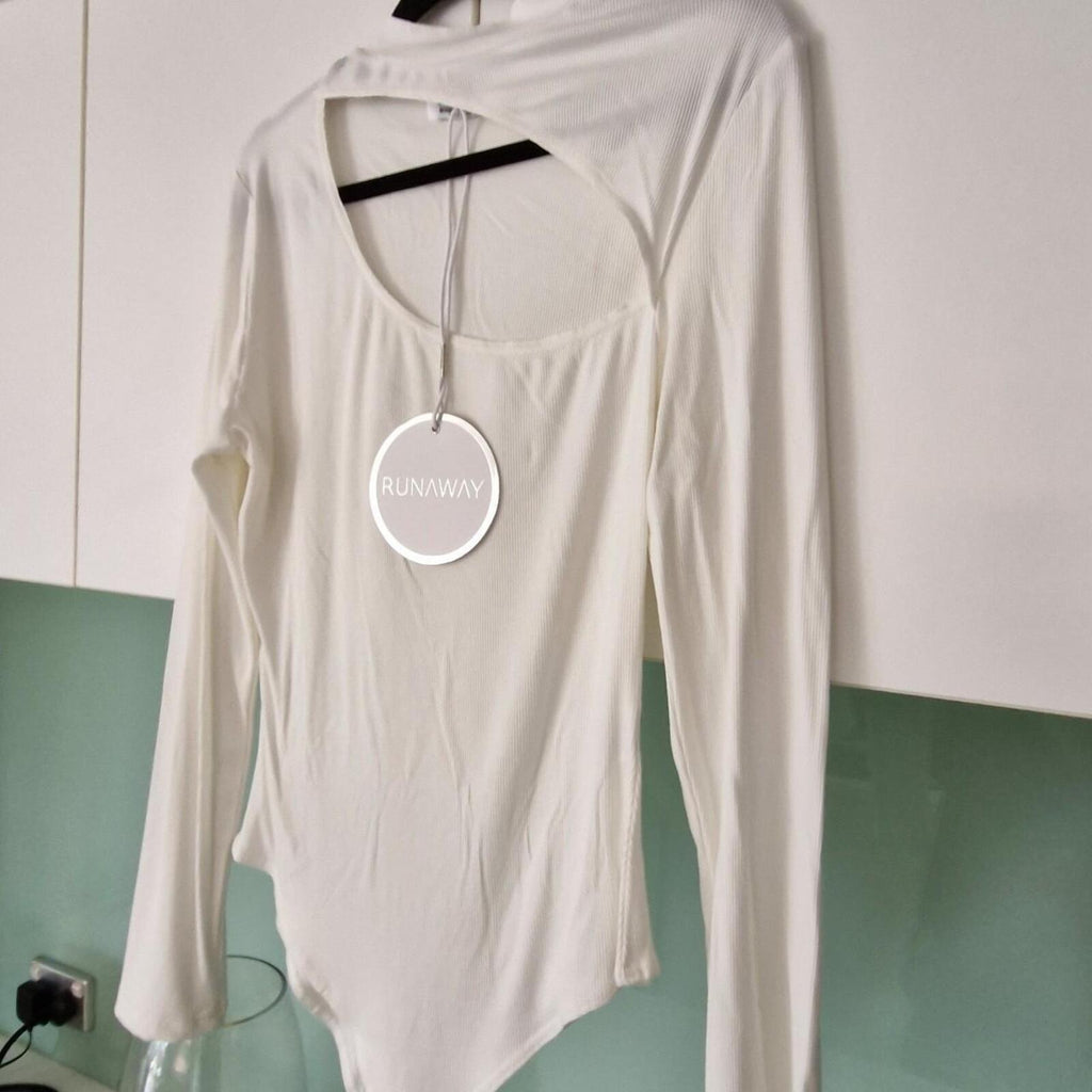 RUNAWAY The Label Ribbed Bodysuit