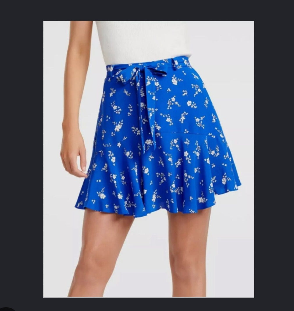 Forever New Floral Mini Skirt 6