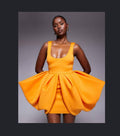 ASOS Orange Mini Dress 8