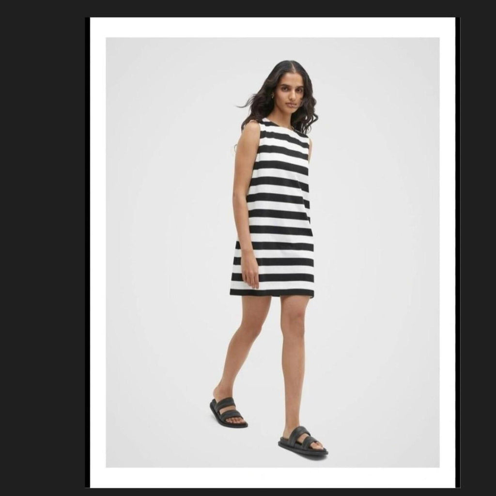 Seed Heritage Black and white striped dress