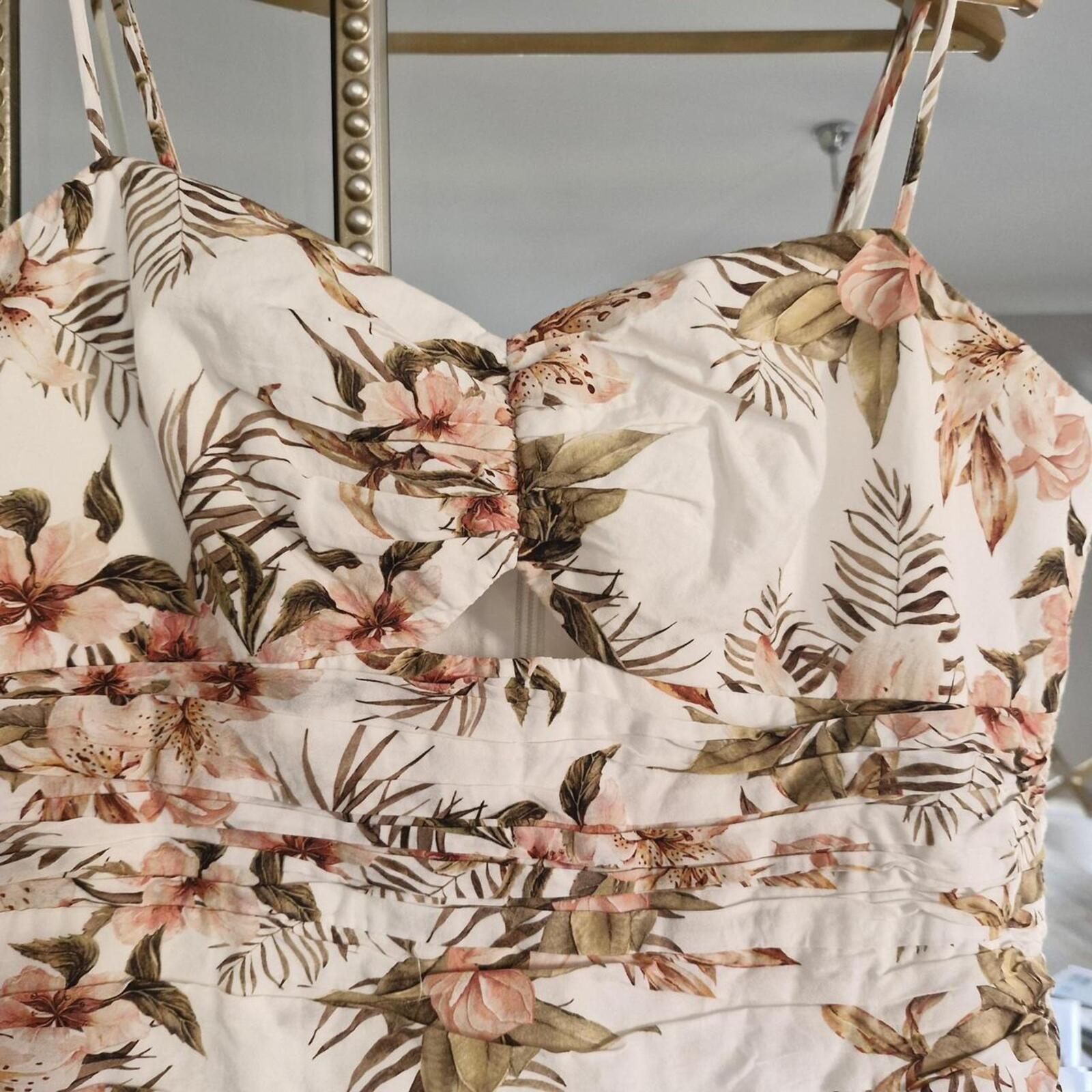 Forever New white floral dress