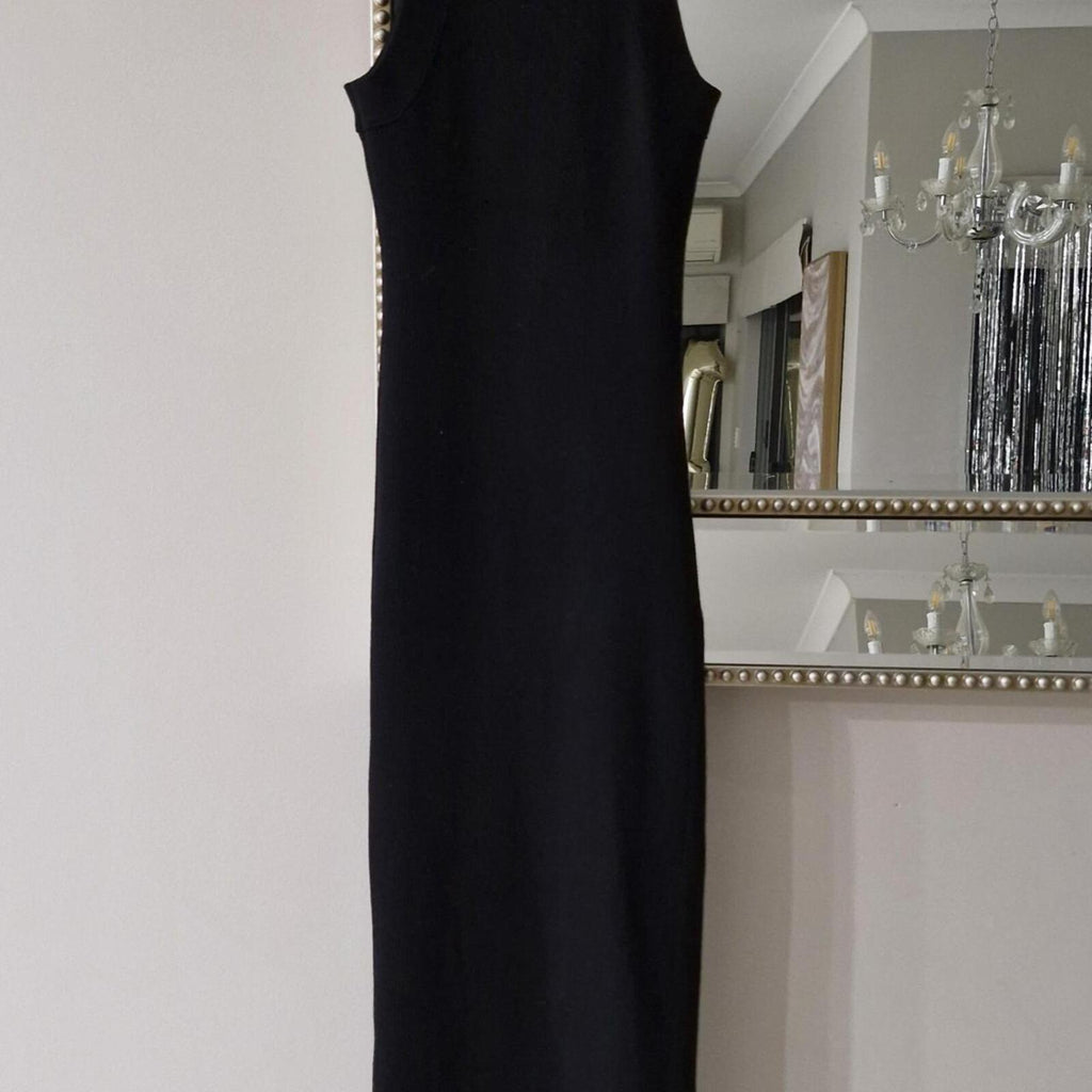 DKNY Ribbed Maxi Dress XS