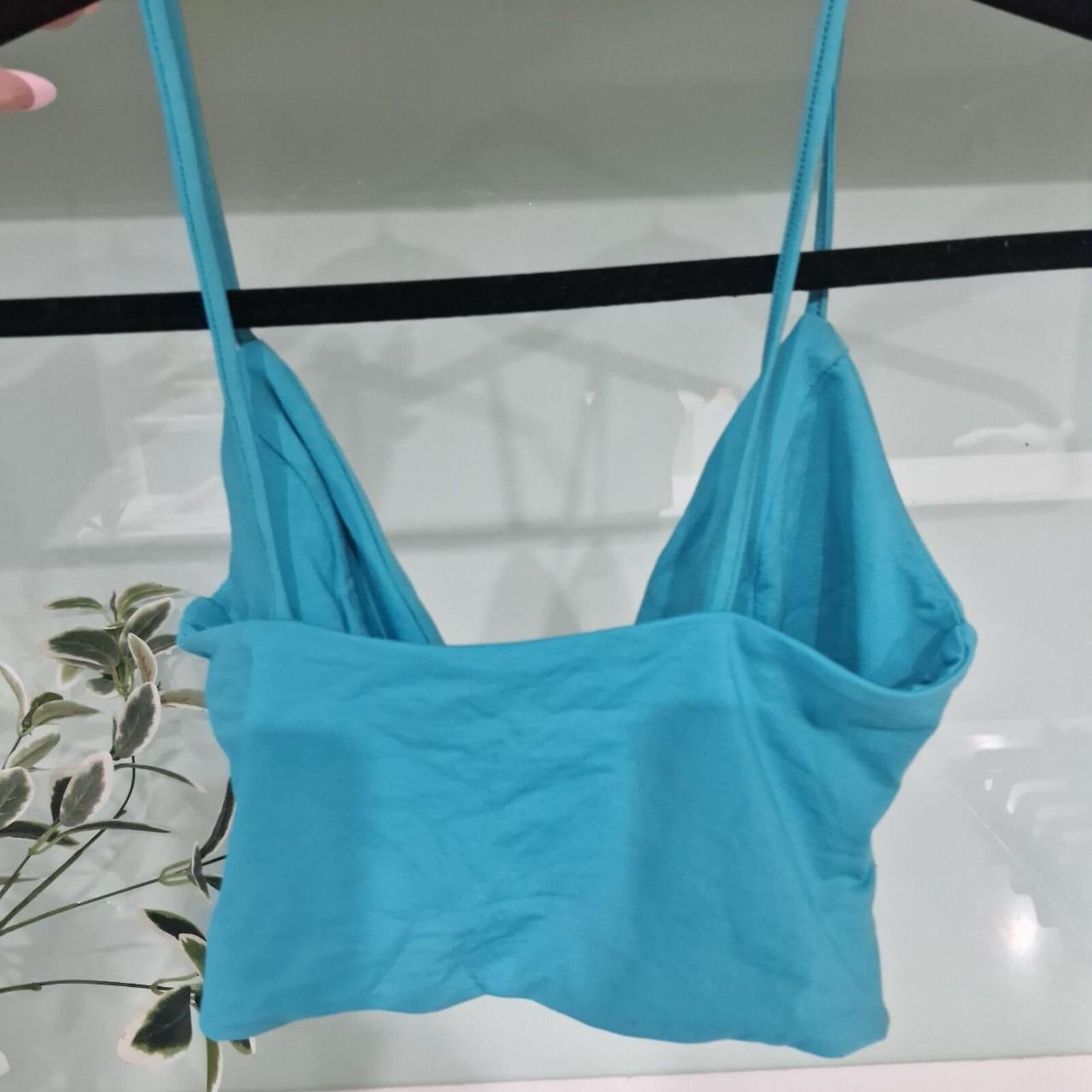 Kookai Aqua Crop Top 1