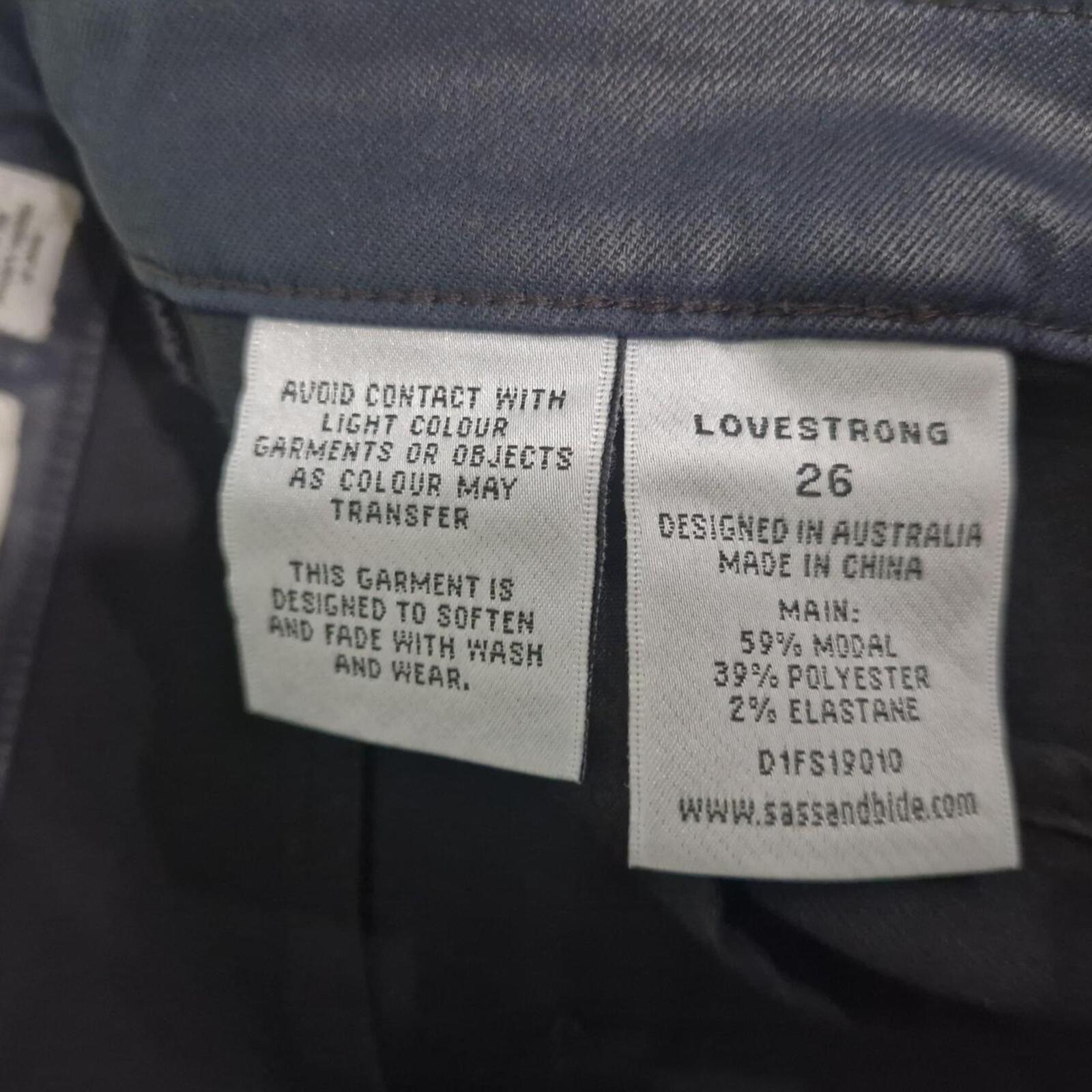 Sass & Bide Wetlook Jeans