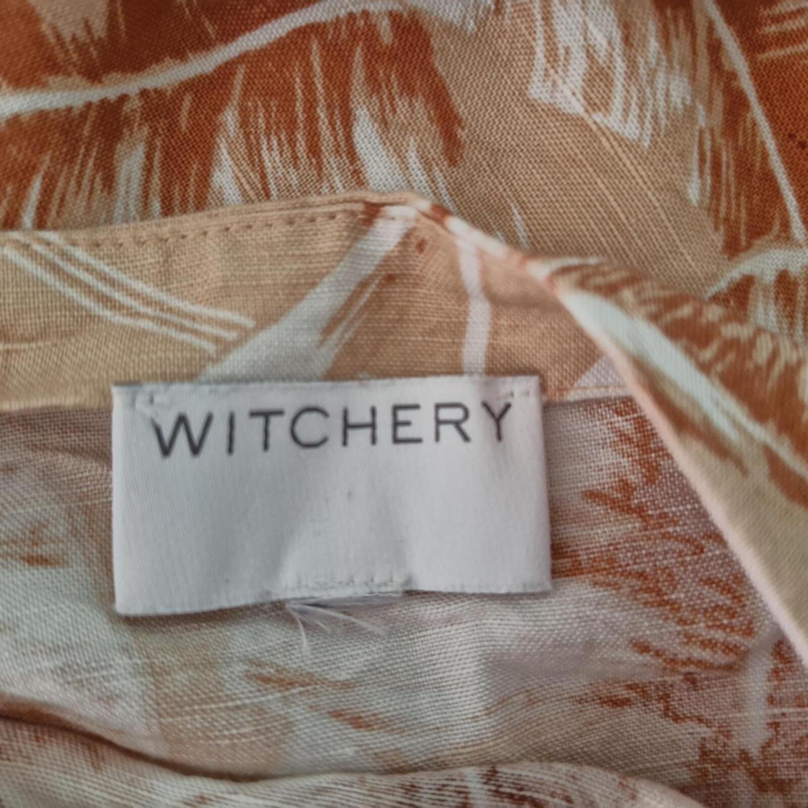 Witchery peach off the shoulder blouse